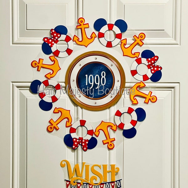 Wish Magnet Wreath for Cruise Door