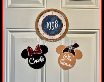 Personalized Alaska Mickey or Minnie Cruise Magnets