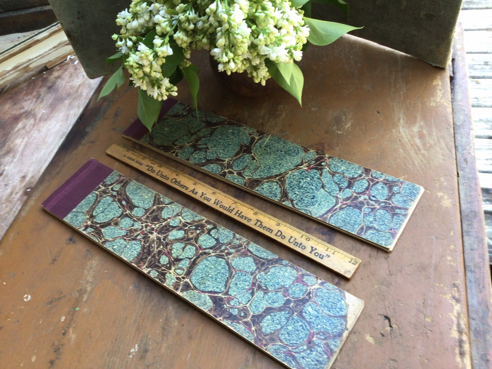 Hammondsport New York Bank Check Books From 1904 With Marbled Etsy