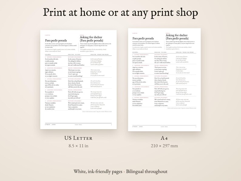 Print at home or at any print shop