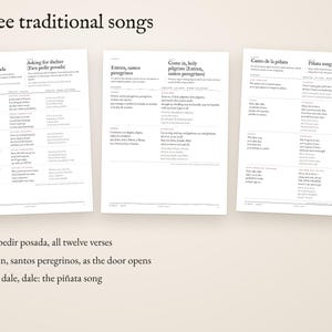 Three traditional songs