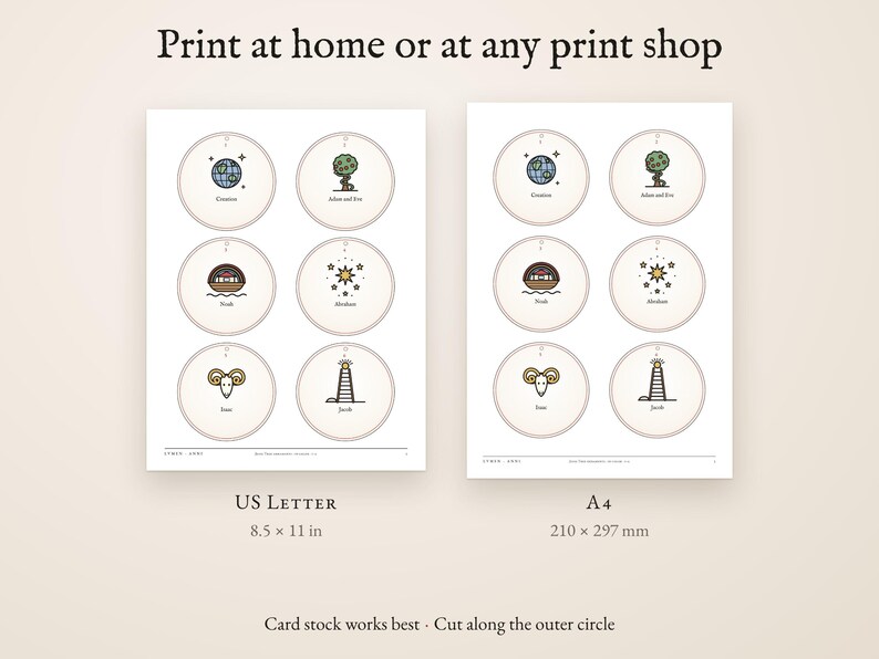 Print at home or at any print shop