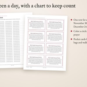 Fifteen a day, with a chart to keep count
