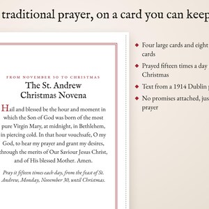 The traditional prayer, on a card you can keep
