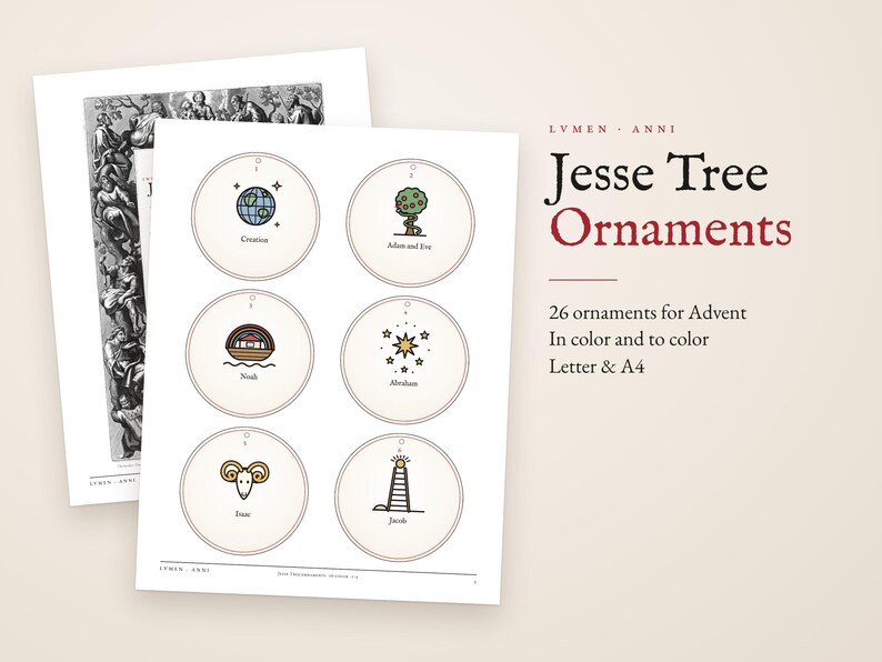 26 ornaments for Advent