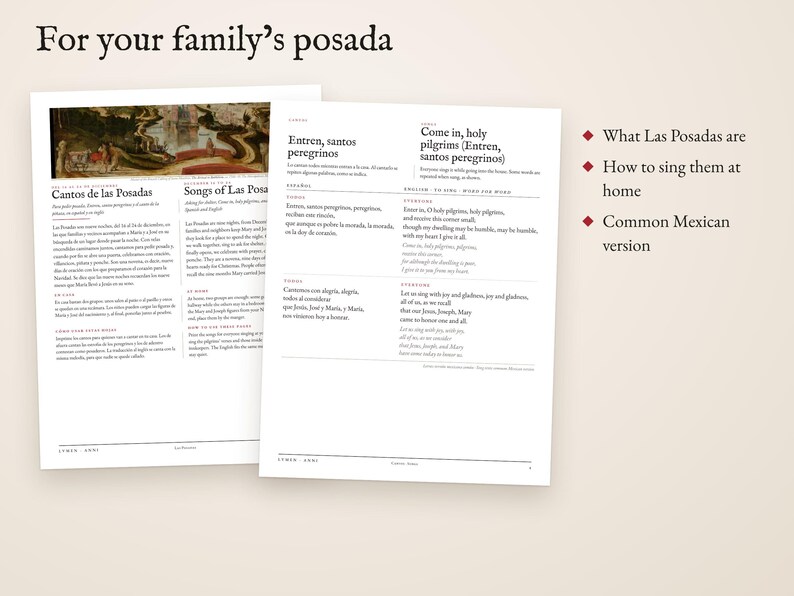 For your family’s posada