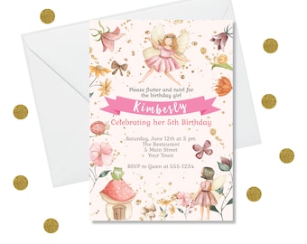 Invitation Fee Clochette Etsy