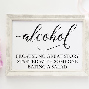 Alcohol Sign Wedding, Bar Sign Wedding, Drinks Sign, Open Bar Sign, Wedding Signs, Wedding Sign, Rustic Wedding Signs, Custom Wedding 001