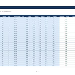 Excel PRO Lieferantenvergleichstool: Preise (ohne MwSt.), Rabatte und Zuteilung | Französische Vorlage Bild 3