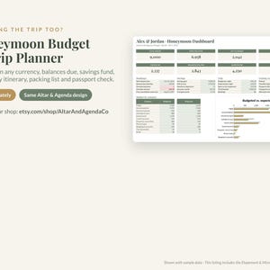 Planificador de fugas románticas (hoja de cálculo, Excel y Google Sheets): lista de verificación, presupuesto, cronograma, licencia de matrimonio. imagen 7