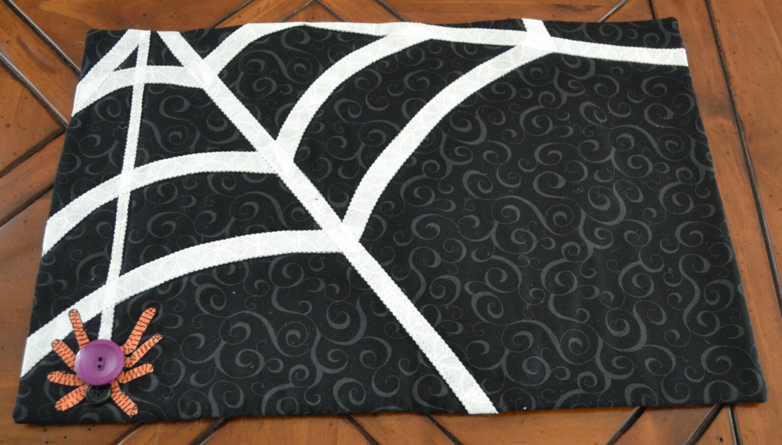 Spider  Table Topper and Placemats Etsy