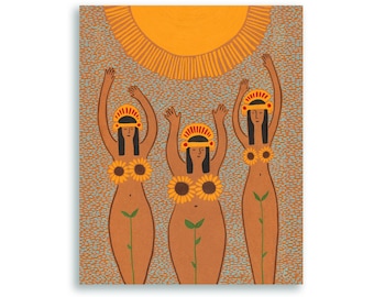 The Inca Maidens of the Sun - Print