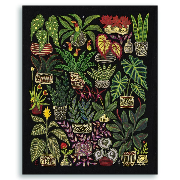 Goth Plants - Print