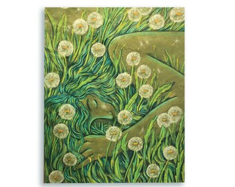 Asleep in the Weeds - Print