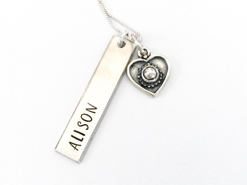 personalised baby name necklace