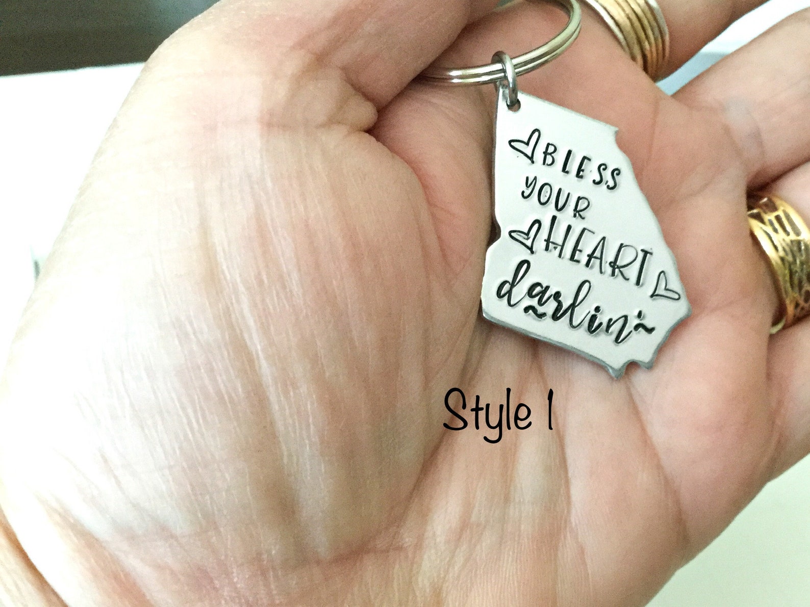Keychains Southern Sayings Southern Keychains Peach Etsy
