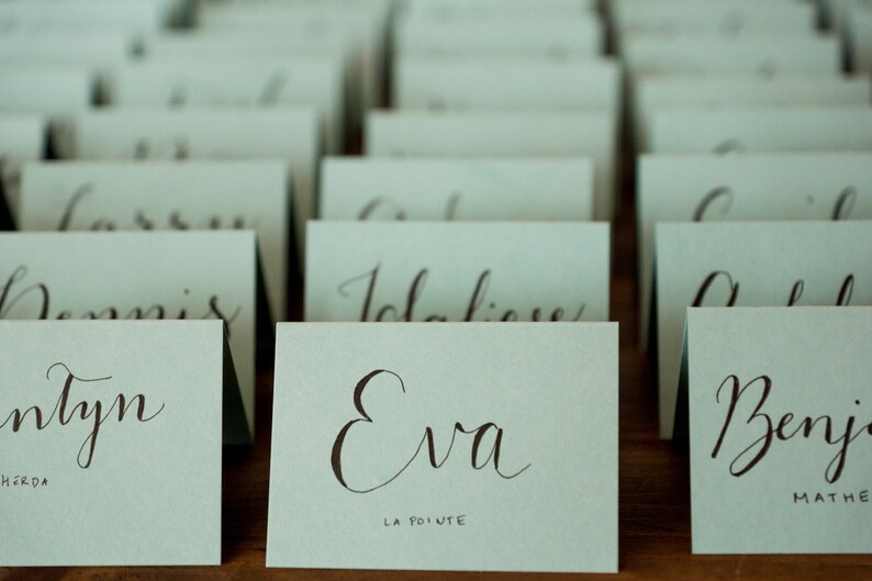 Invitations Announcements Paper Bridal Or Baby Shower Wedding Name Cards For Dinner Party Wedding Place Cards Escort Cards