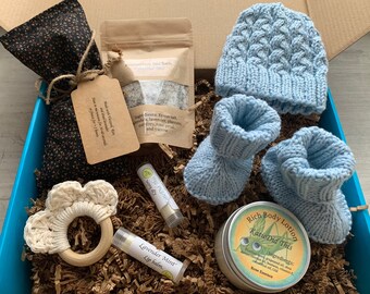 Washable wool Baby Boy Gift, New Mom Gift Basket, Postpartum Care Package, New Mom Care Package, Mom to be Care Package, Pregnancy Gift Box