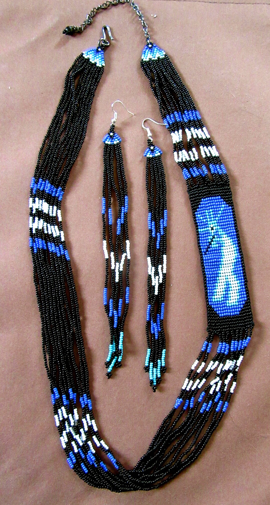 Native American Inspired Blue Kokopelli Peyote Seed Bead - Etsy