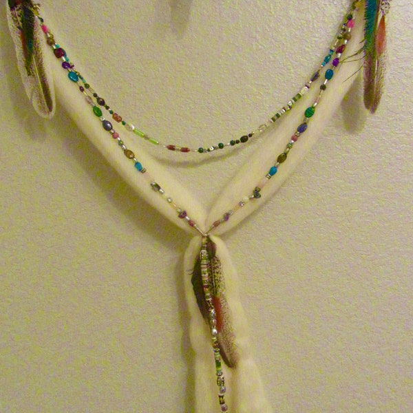 Flax Harmony Bow custom made to bring home Peace and Joy to your Home-OOAK-American Indian Inspired