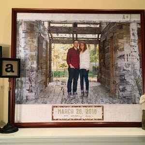 200 Piece Guest Puzzle or 150 Piece Wedding Guest Book Puzzle featuring Large and Extra Large Puzzle Pieces