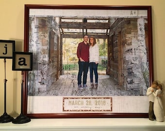 Personalized Wedding Guest Book Puzzle: 150-200 Piece, Large Pieces