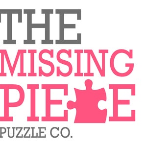 Logo for The Missing Piece Puzzle Company, a leader in custom puzzle manufacturing.  Made In America, this company has won awards for their exceptional puzzles.
www.themissingpiecepuzzle.com