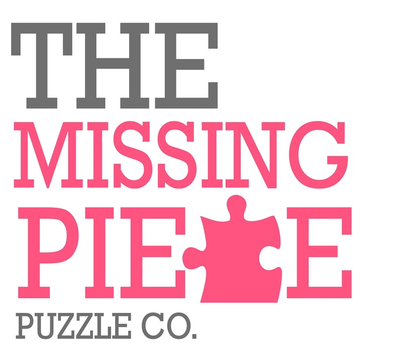 Logo for The Missing Piece Puzzle Company, a leader in custom puzzle manufacturing.  Made In America, this company has won awards for their exceptional puzzles.
www.themissingpiecepuzzle.com