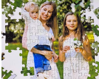 Personalized Photo Puzzle perfect for fun gift idea. Large Personalized Puzzle you choose the piece count.  Your picture on a puzzle.