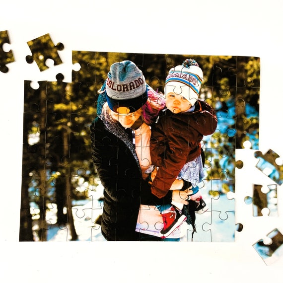 Personalized puzzle gift. The best custom puzzle gift ever. Personalized photo jigsaw puzzle made from your photos. Inexpensive personalized