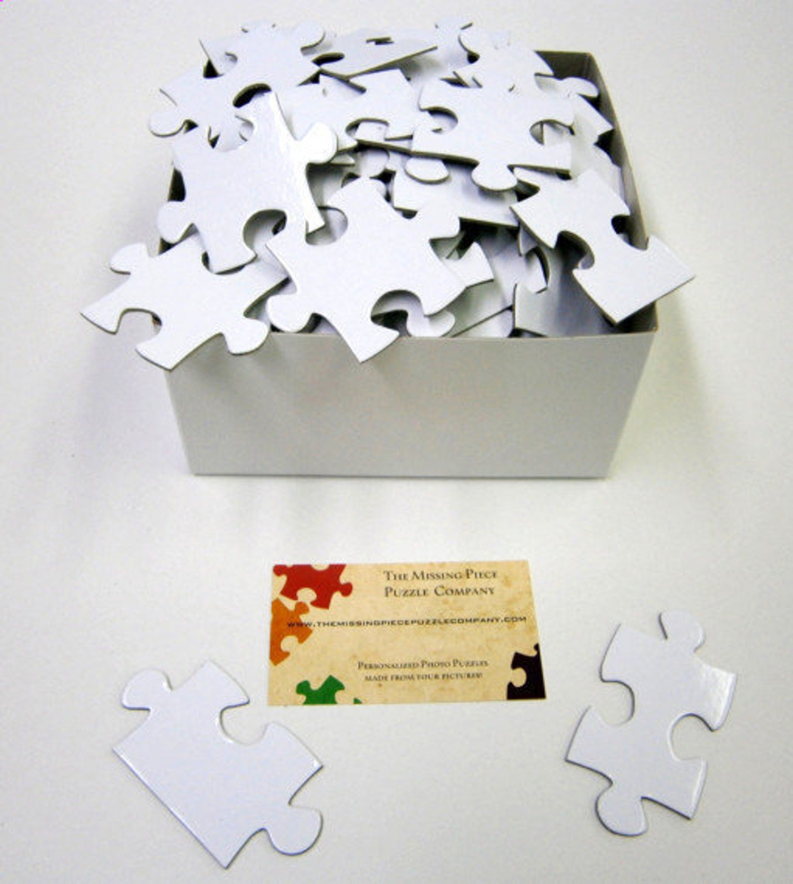 Thick Extra Large Blank White Puzzle Pieces for Unique Wedding - Etsy