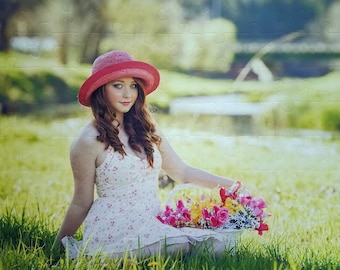 Personalized Gift Mothers Day.  Photo Puzzle in a variety of piece counts.  Extra Large Personalized Puzzle.