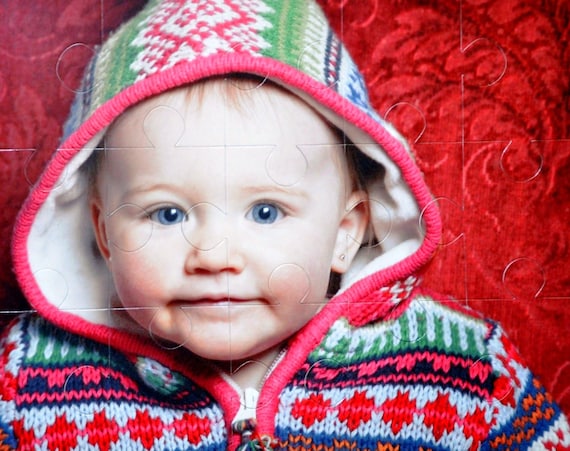 Personalized Photo Puzzle Gift: Custom Jigsaw Puzzle for Mom