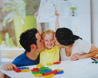 Custom Dad and Grandparents Gift.  Photo to Puzzle of Dad.  Personalized Puzzle for Grandparent.  Great Dad Gift Personalized.