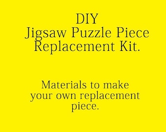 DIY Jigsaw Puzzle Piece Replacement Materials