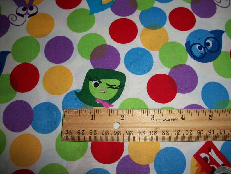 movie Inside Out cotton Emotions Standard or Toddler size pillowcase
