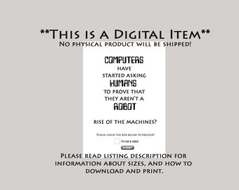 Tech-geïnspireerde afdrukbare posters, computercitaten kunstprints, moderne nerdkunst, digitale download wanddecoratie, grappige tech citaten, nerd afdrukbaar