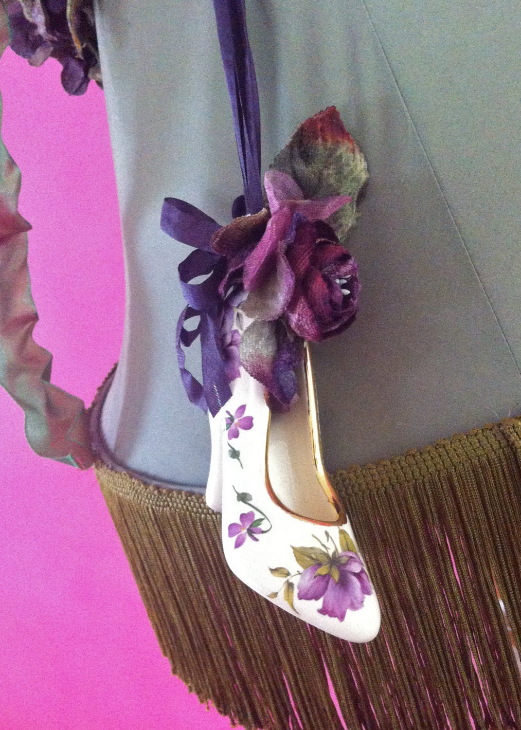 shoes with tassels on them