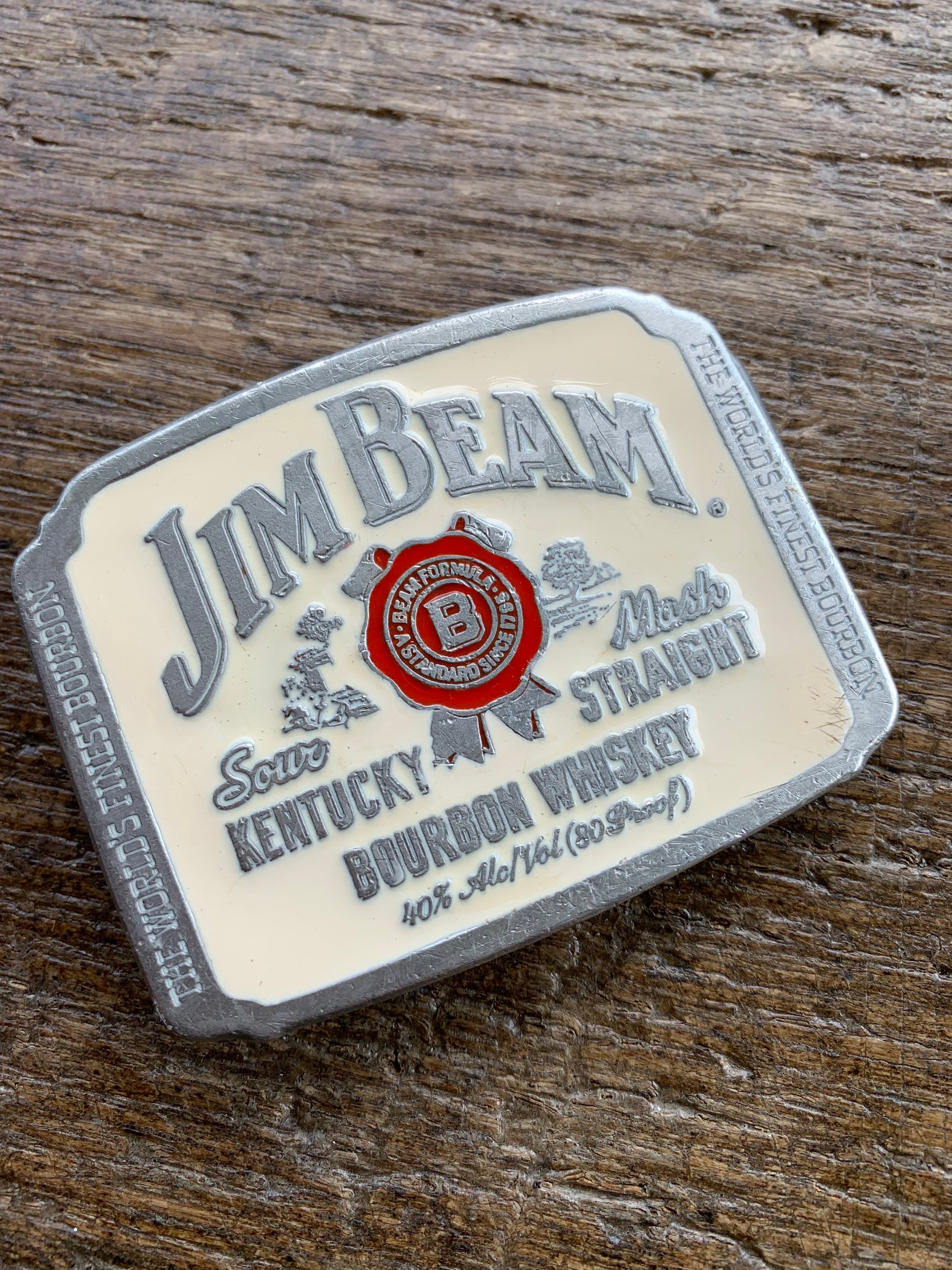 Jim beam belt clearance buckle