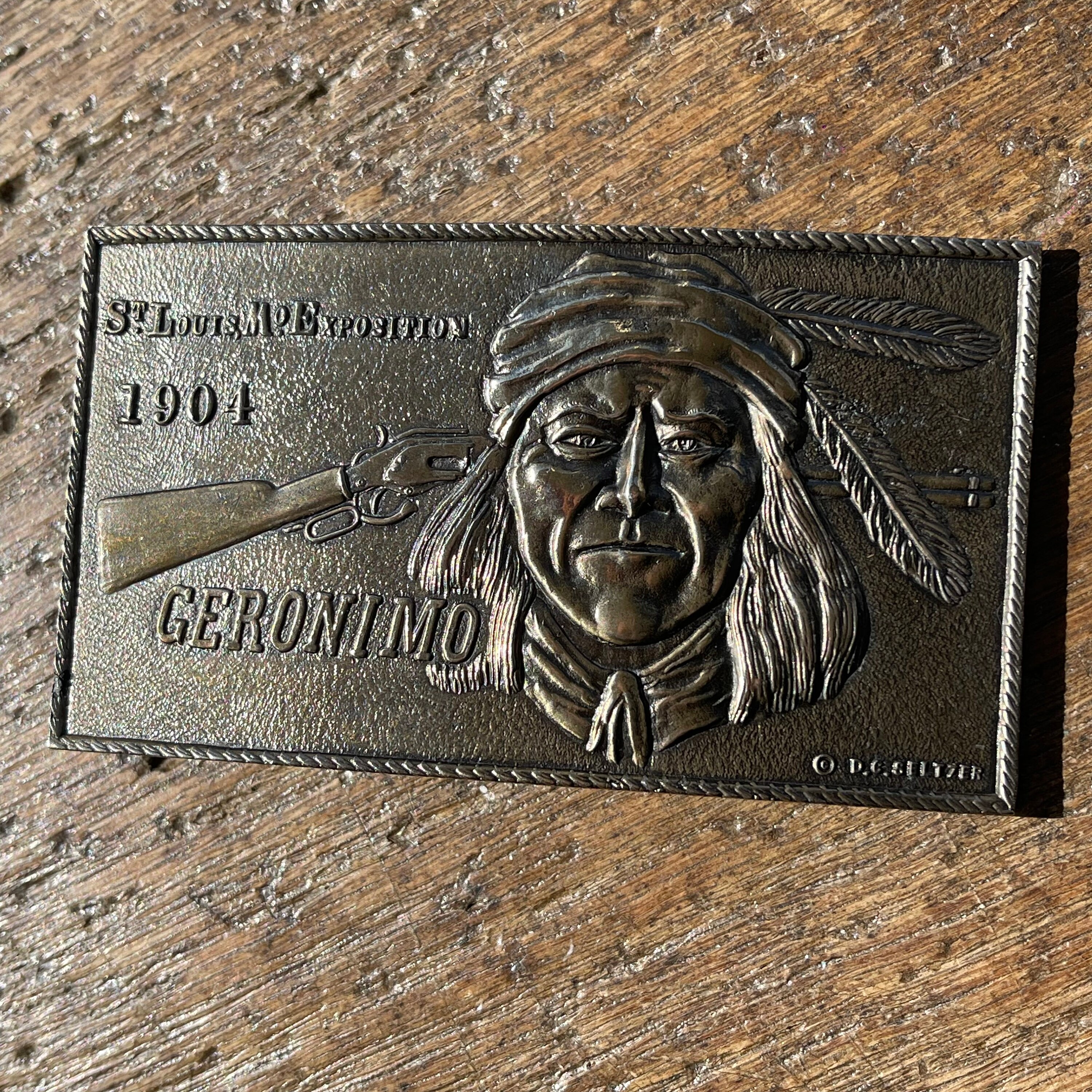 Vintage Geronimo Saint Louis Exposition 1904 Native American 