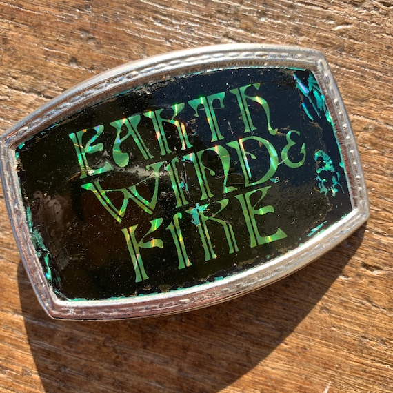 Vintage Earth Wind & Fire Music Group belt buckle… - image 1