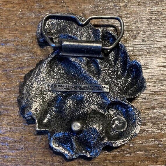 Vintage Belt Buckle SWASHBUCKLER Pirate Pewter Belt Buckle  display picture 3
