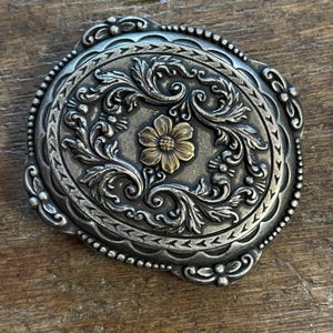 Vintage Floral and Vines Western Themed Pewter and Brass  display picture 3