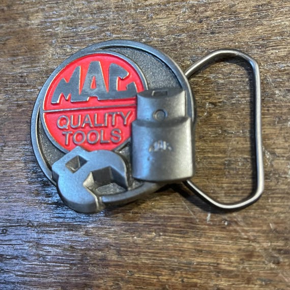 Vintage Mac Tools socket and wrench design pewter… - image 3