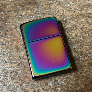 Zippo lighter Rainbow Spectrum Multi Color Lighter Lighter new with box Made In USA