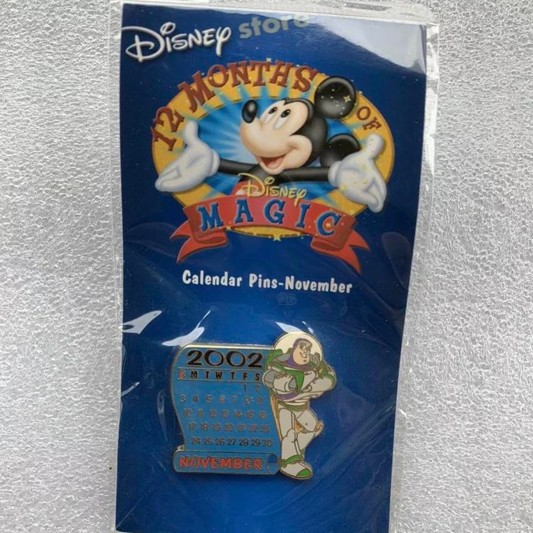 12 Months of Disney Magic Disney Store Pin Calendar Pin November 2002 Buzz  Lightyear Toy Story Movie MIP - Etsy