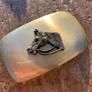 Vintage western style belt buckle Horse head design belt buckle
