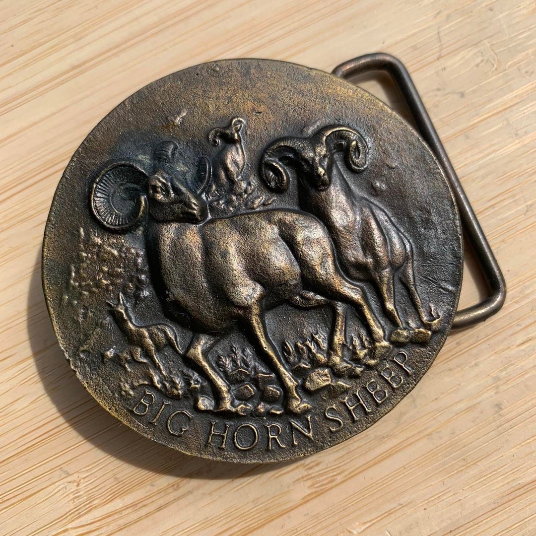 Sheep on sale belt buckle