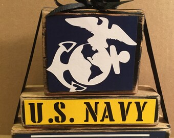 Us Navy Decor Etsy