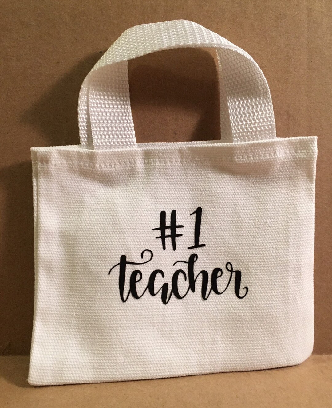 Teacher Gift Bag Teacher Gift Small Tote Bag Fabric Gift Etsy